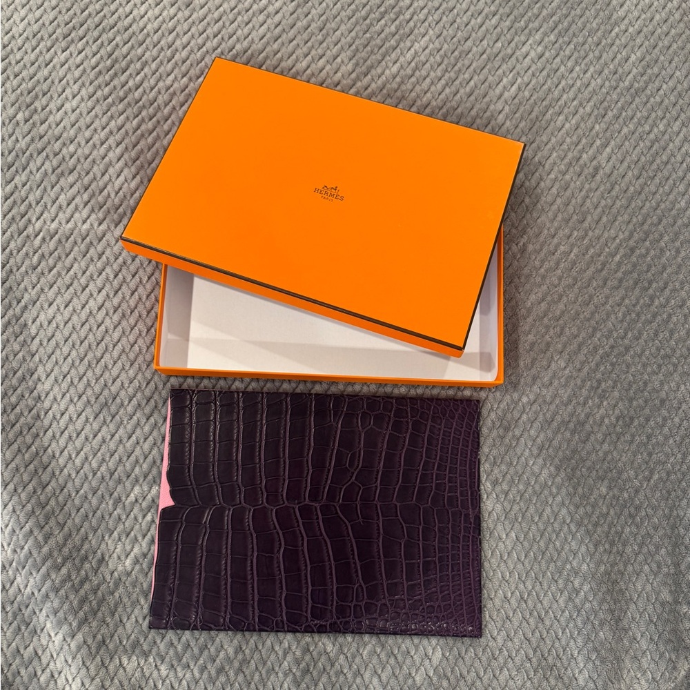 Hermes Crocodile Portfolio case